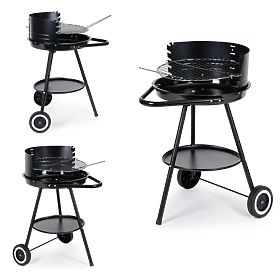 Kerti grill kerek rács állítható magasságú rács, MODERNHOME