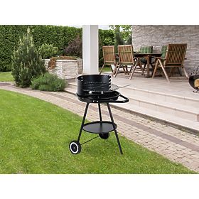 Kerti grill kerek rács állítható magasságú rács, MODERNHOME